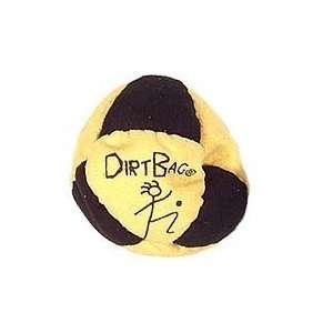  Dirt Bag Hacky Sack   Black & Yellow