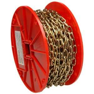 Campbell 0722000 Decorator Chain on Reel, Brass Glo, #10 Trade, 0.135 