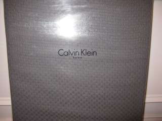 Calvin Klein HAZE Washed Stencil Ash Coal king Blanket  