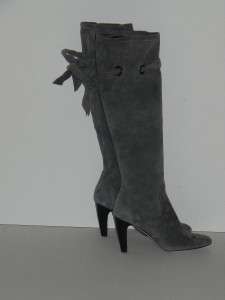 NEW Cole Haan Air Rochelle Gray Suede Tall Boots size 10  