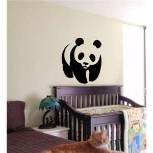 PANDA BEAR KIDS WALL ART STICKER BABY ROOM NURSERY 01  