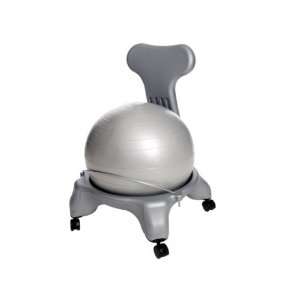 Ergonomic Balance Ball Fitness Chair with Anti Burst Fitness Ball 