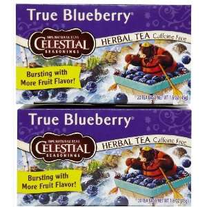Celestial Seasonings True Blueberry Tea Bags, 20 ct, 2 pk  