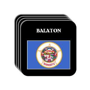  US State Flag   BALATON, Minnesota (MN) Set of 4 Mini 