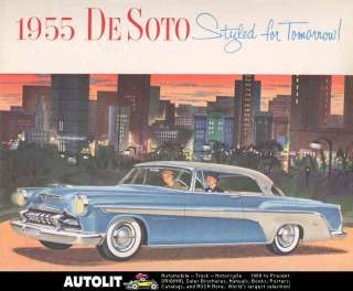 1955 DeSoto Fireflite Firedome Sales Brochure  