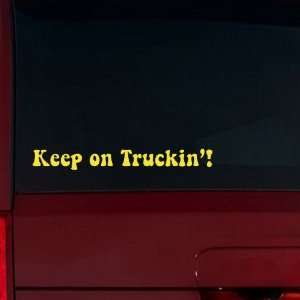  Keep on Truckin Window Decal (Brimstone Yellow 