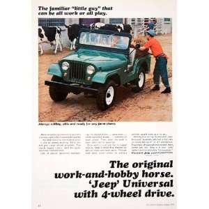 1965 Ad Kaiser Jeep Universal Truck Toledo Ohio Livestock Farm Farming 