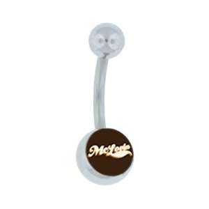  McLovin Superbad Logo Belly Button Navel Ring Jewelry