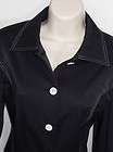 Nicole Miller Womens STYLISH Black Jacket Coat Sz. 8 **3 1/4 Dual 