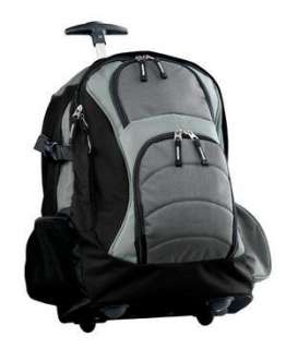  Port Authority Side Pocket Wheeled Handy Backpack. BG76S 