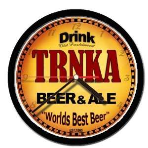  TRNKA beer and ale cerveza wall clock 