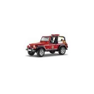  Jeep Wrangler Rubicon Brush Fire Unit 1/18 Red Toys 