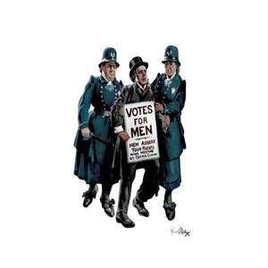  Votes for Men Suffragists Revenge 28x42 Giclee on Canvas 