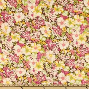  44 Wide Anna Griffin Carmen Collection Packed Floral Brown 