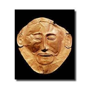  Funerary Mask From Mycenae Formerly Thought To Be That Of Agamemnon 
