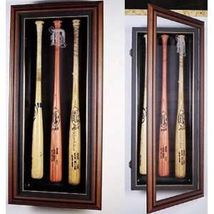  MLB Triple Bat Cabinet Display Case