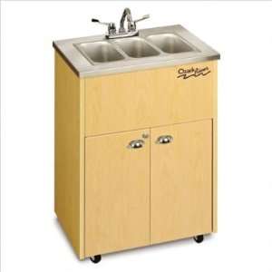 Silver Premier 3™ Triple All Stainless Top/Basin, Standard Portable 