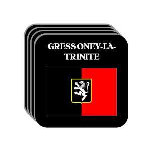   GRESSONEY LA TRINITE Set of 4 Mini Mousepad Coasters 