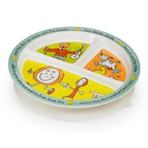  Sugar Booger Nursery Rhyme Divided Suction Plate Baby