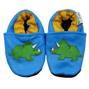  Augusta Baby Triceratops Soft Sole Leather Baby Shoe (18 