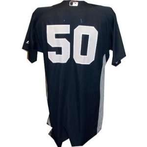  Mick Kelleher #50 Yankees 2010 Spring Training Game Used 