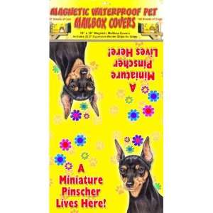 Miniature Pinscher 18 x 18 Fully Magnetic Dog Mailbox Cover