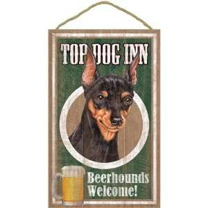 Miniature Pinscher Top Dog Inn Beerhounds Welcome