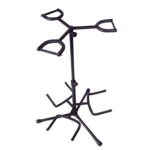  Triple Guitar Stand GS 103 Neck Locking Musical 