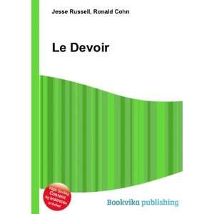  Le Devoir Ronald Cohn Jesse Russell Books