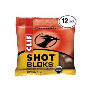  CLIF SHOT BLOK ORNG CAFFEN(12)