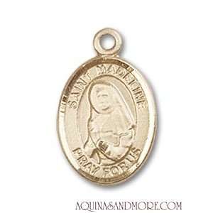  St. Madeline Sophie Barat Small 14kt Gold Medal Jewelry