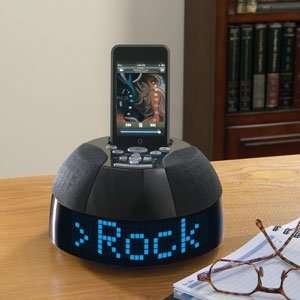  Brookstone SongView for iPod Alarm Clock with Scrolling 