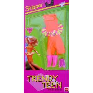    Skipper Trendy Teen Fashions Flourescent Orange Toys & Games
