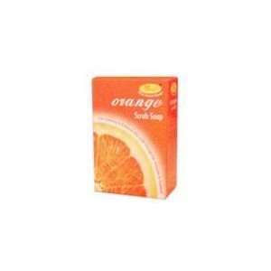  Orange Scrub Soap   for glowing and polished skin with 