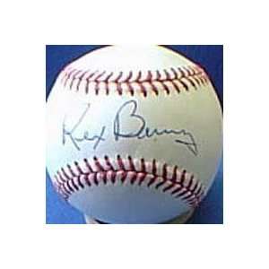  Rex Barney Autographed Baseball