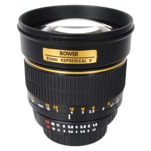  Bower 85mm f/1.4 Manual Focus Telephoto Lens for Canon EOS 