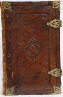 BIBLIA 1686 FOLIO BINDING Lost Books of the BIBLE AP​OCRYPHA Brass 