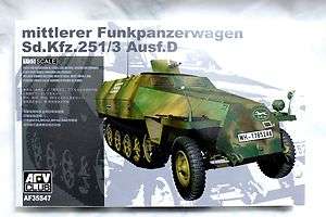   AF35S47 WWII German Mitlerer Funkpanzerwagen Sd.Kfz251/3 Ausf.D  