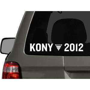  Kony 2012 Decal (White) 9 Vinyl for Car, Laptop, Tablet 