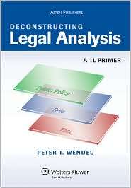   1L Primer, (0735584753), Peter T. Wendel, Textbooks   