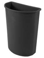 Trash Can 21 Gal. Half Round Continental Gray NEW 36159  