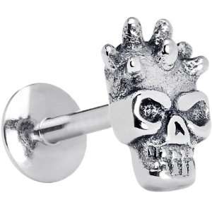  Spiked Head Skull Labret Monroe Tragus Jewelry