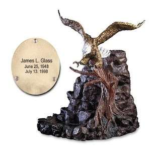  Metal Urns Cast Bronze Eagle Urn with Patina