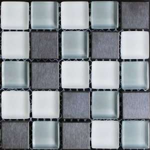   Heron Blend Glass Blue Mosaic Tile Kitchen, Bathroom Backsplash Tiling