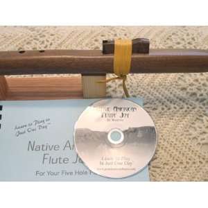   Windpony Key of A Walnut 5 Hole Flute, Book & CD. Musical Instruments