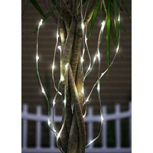 Outdoor Battery Operated White LED Branch Light   Timer  