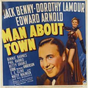   Poster 30x30 Jack Benny Dorothy Lamour Edward Arnold