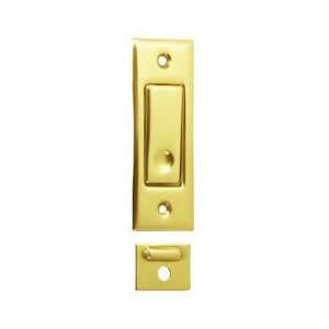   Black 3 1/16 Solid Brass Pocket Door Jamb Bolt