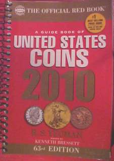 2010 Red Book to U.S. COINS (Spiral Bound 63nd Edition)  