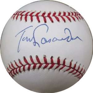  Tom Lasorda Autographed Baseball   Autographed Baseballs 